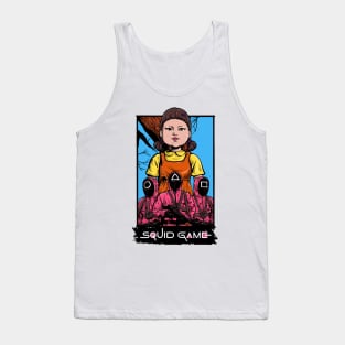 SQUID GAME doll and guards Tank Top